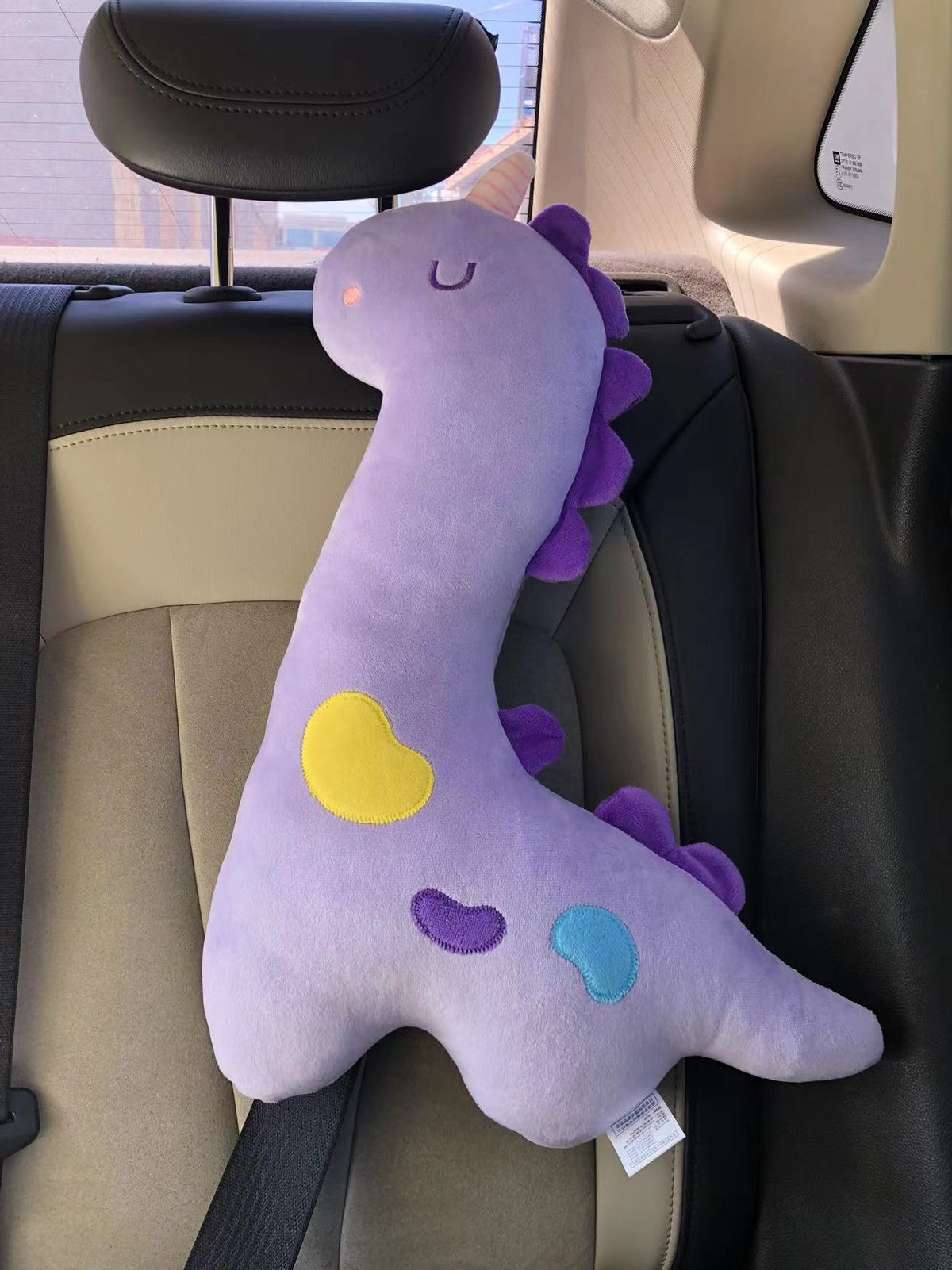 Almohada para coche con funda de cinturón