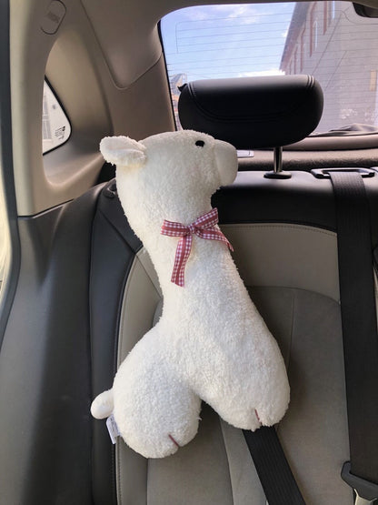 Almohada para coche con funda de cinturón